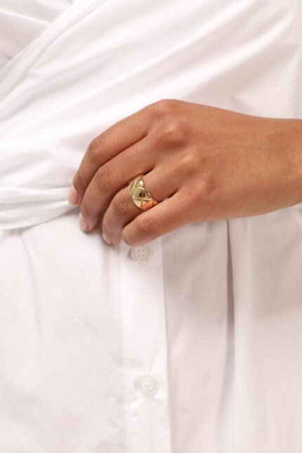 Quilted Statement Ring